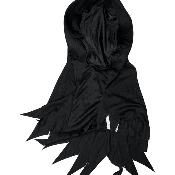 Spirit Halloween Hooded Unknown Phantom Costume Black Kid Large - Picture 4 of 6